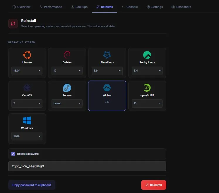 Geninstallér OS — Ubuntu, Debian, Windows og flere